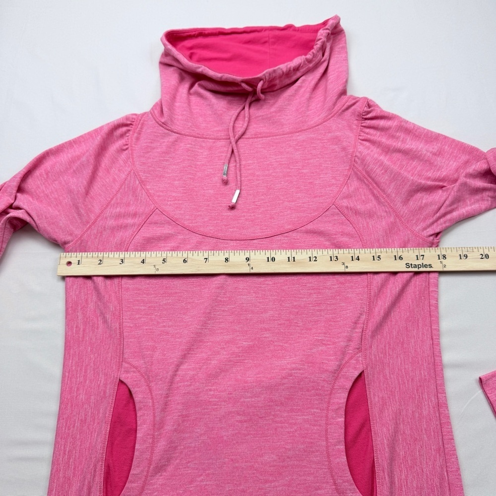 prAna Ember Cowl Hoodie (also referred to as the Ember Pullover), Azalea color - Picture 3 of 8